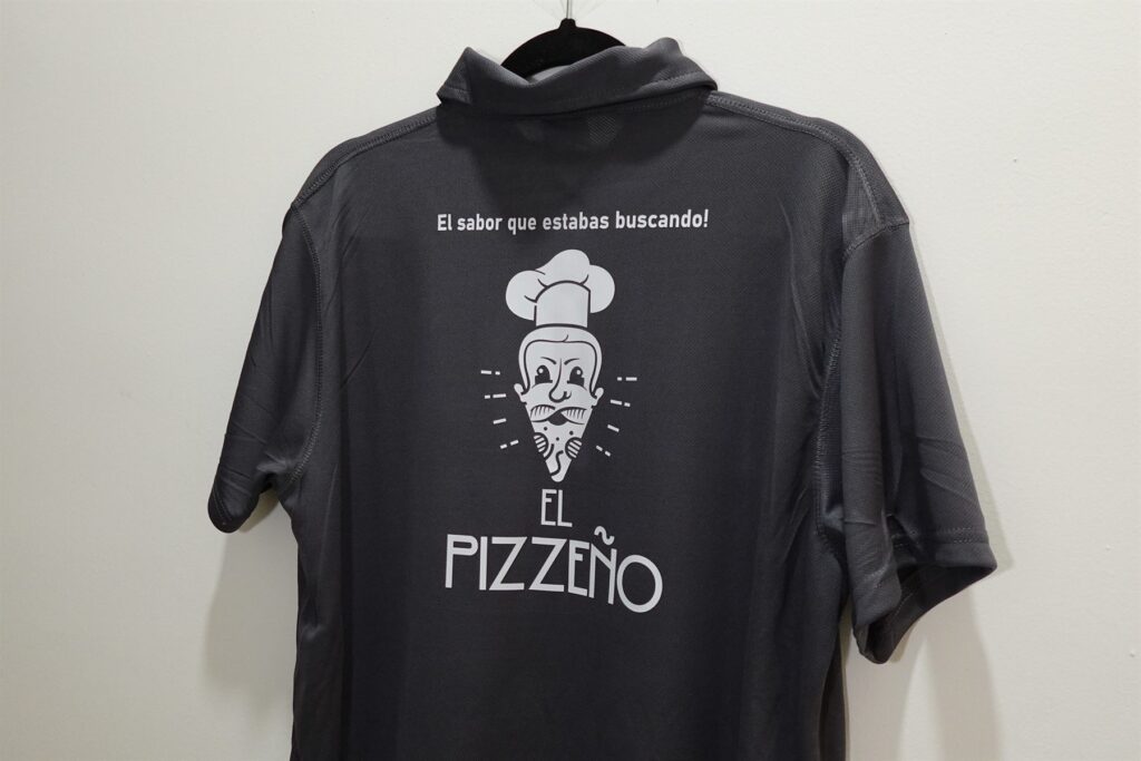 Playera con diseño impreso DTF
